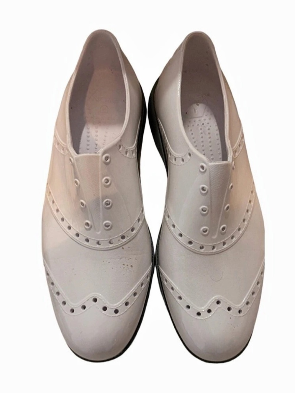 Tredsafe Gray Wingtip Work Flats